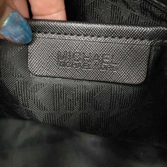 Michael Kors Charlotte Large Saffiano Leather Top-Zip Tote Purse Gold Hardware - Picture 10 of 16